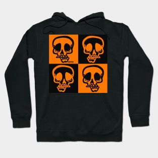 Halloween Skull Checkers Hoodie